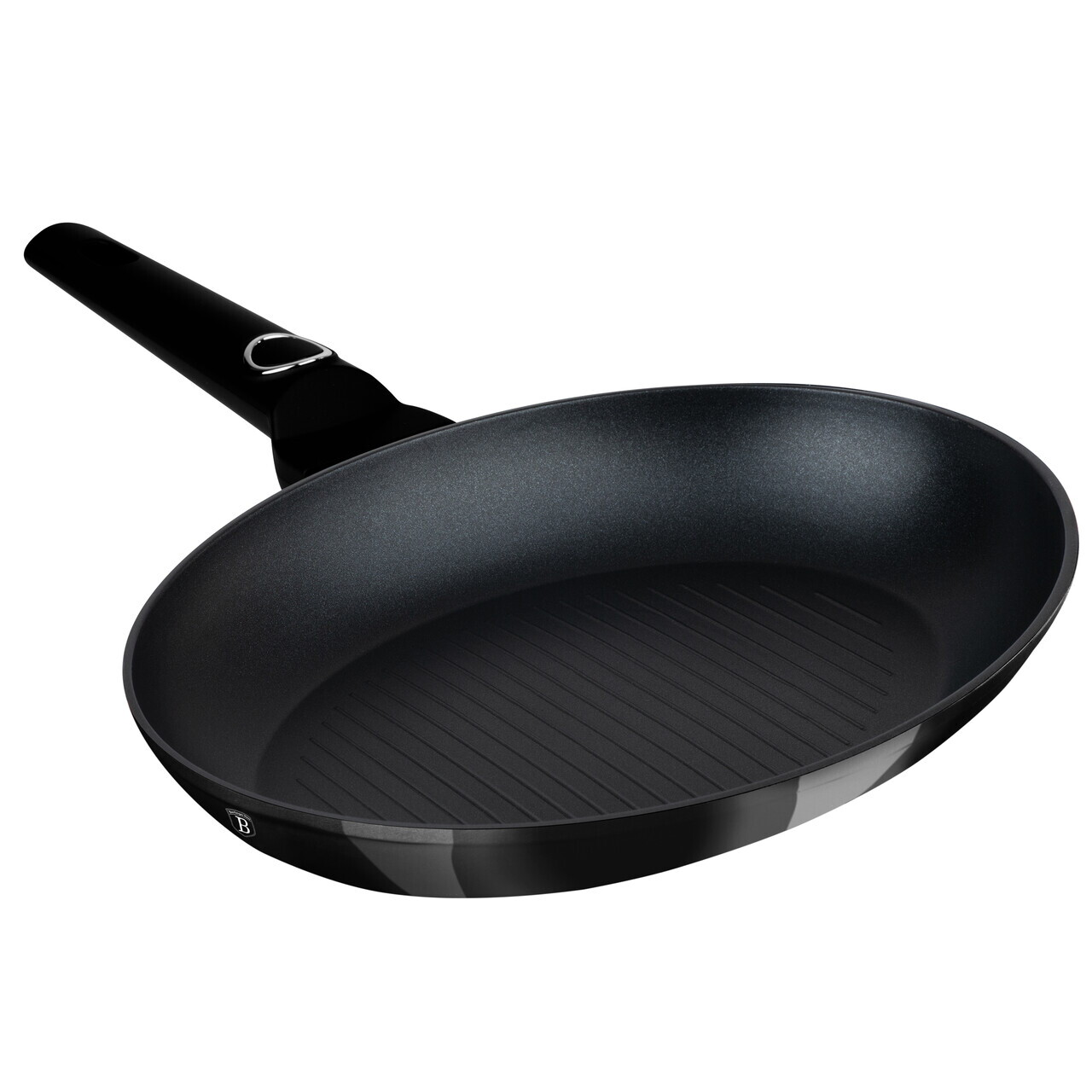 Tigaie pentru peste Berlinger Haus, Black Vantage, 35 cm, aluminiu forjat, negru lucios - imagine 4